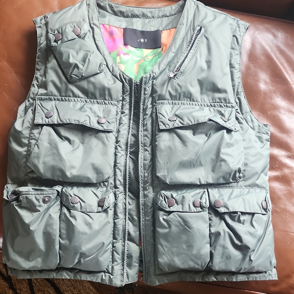 JS Olive Green Utility Vest